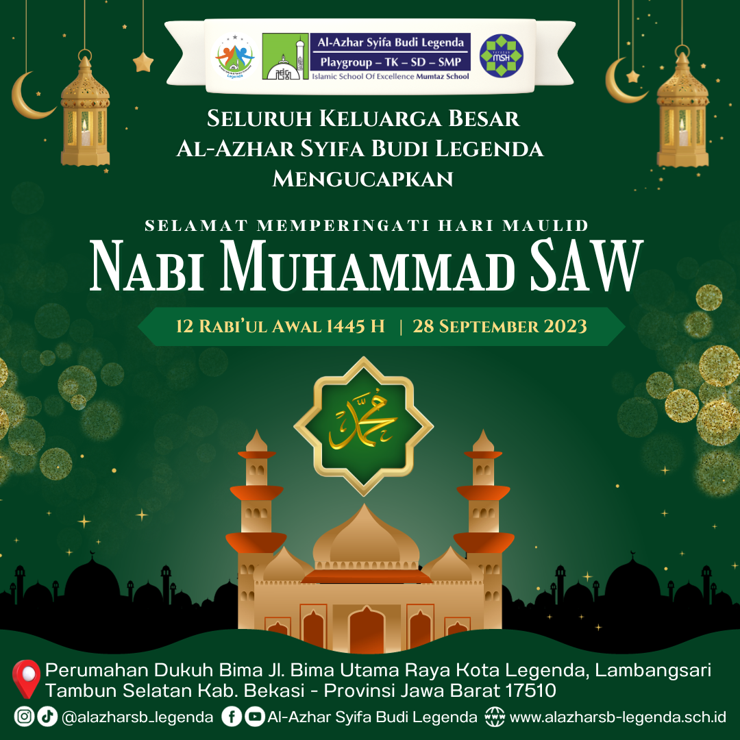 Maulid Nabi Muhammad SAW 28 Oktober 2023 Menyinari Dunia dengan Kebahagiaan dan Cinta Maulid Nabi Muhammad SAW 28 Oktober 2023 Menyinari Dunia dengan Kebahagiaan dan Cinta