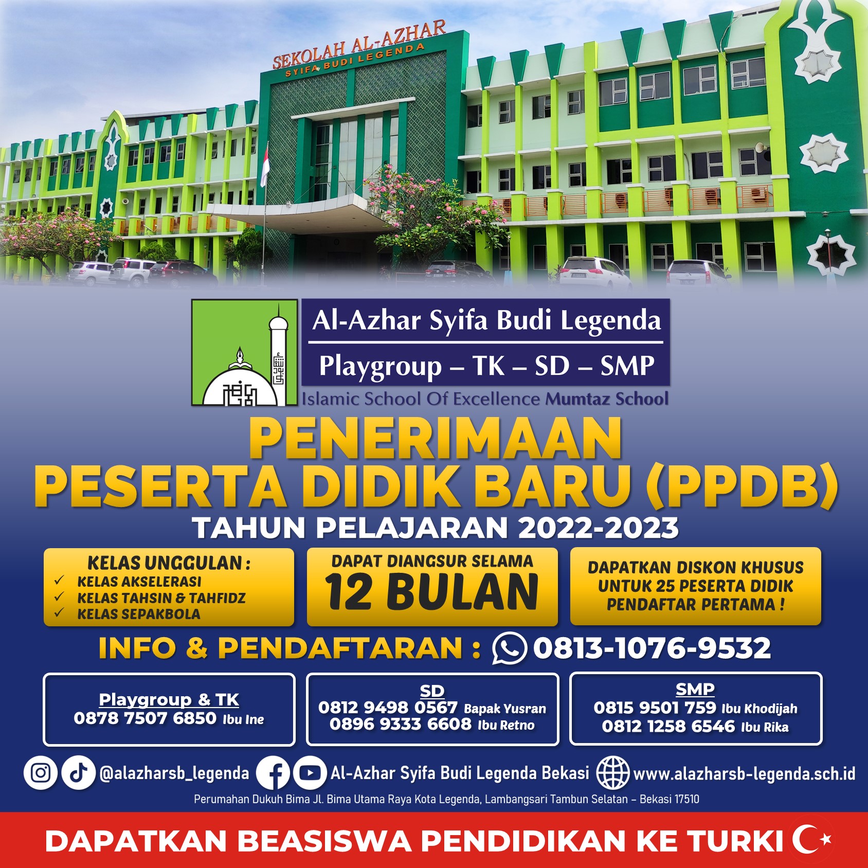 PENERIMAAN PESERTA DIDIK BARU (PPDB) TAHUN PELAJARAN 2022-2023