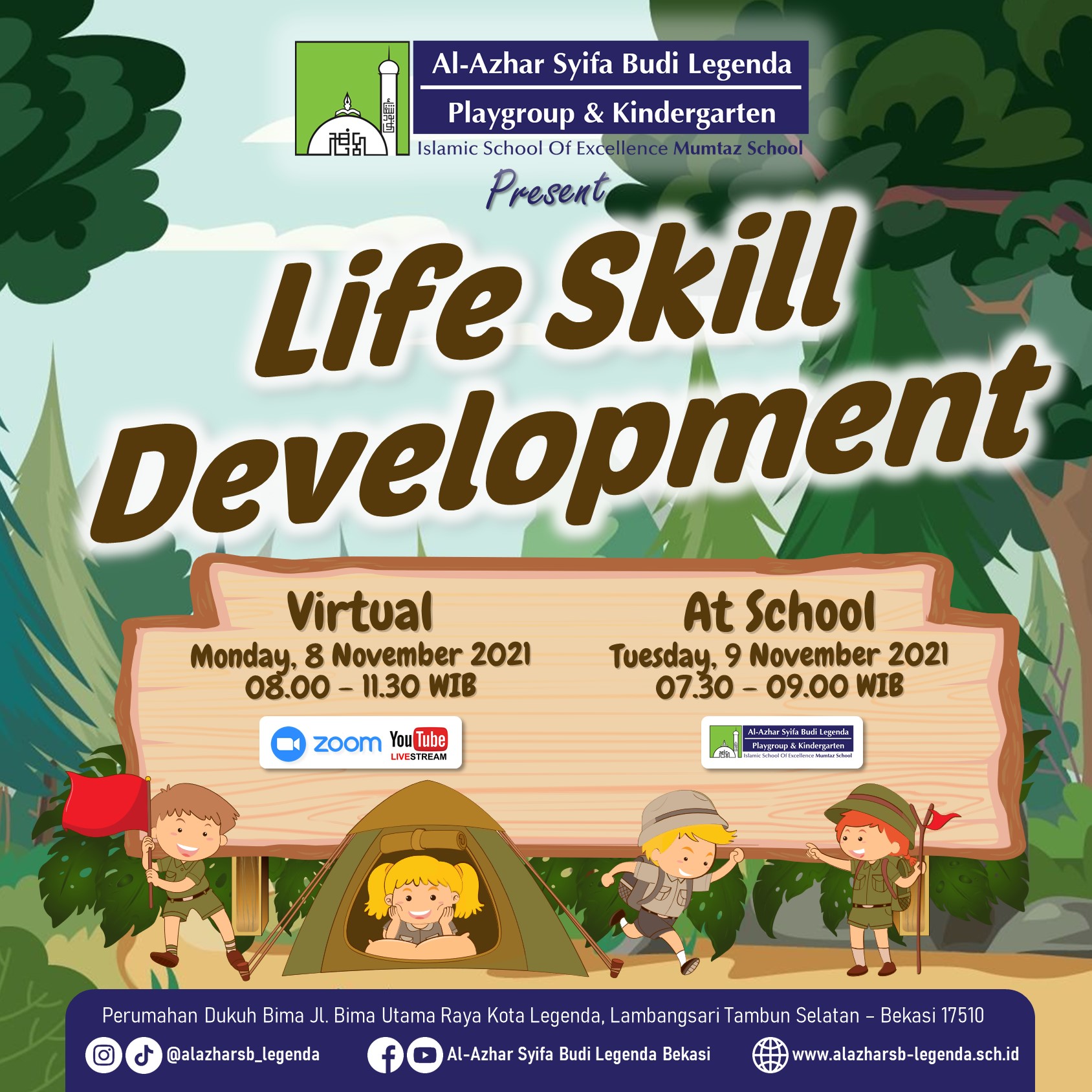Life Skill Development Virtual Playgroup-TK Al-Azhar Syifa Budi Legenda
